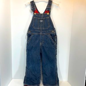Oshkosh B’gosh VESTBAK Fleece lined Overalls Boys 4T